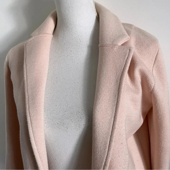 J. Crew • Baby Pink Pastel Sophie Blazer Coat Jacket Coatigan - Picture 5 of 9